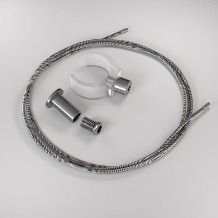 Подвес тросовый для трекового светильника Tau Exility, 1шт Maytoni TRA101SW-2B