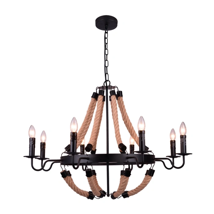 Подвесная люстра Arte Lamp Marsiglia A8956LM-8BK