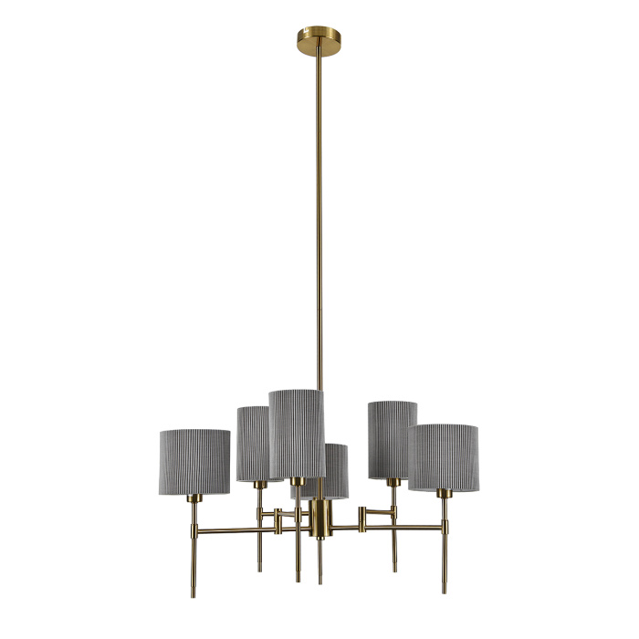 Люстра потолочная на штанге PLISSE INDIGO V000536