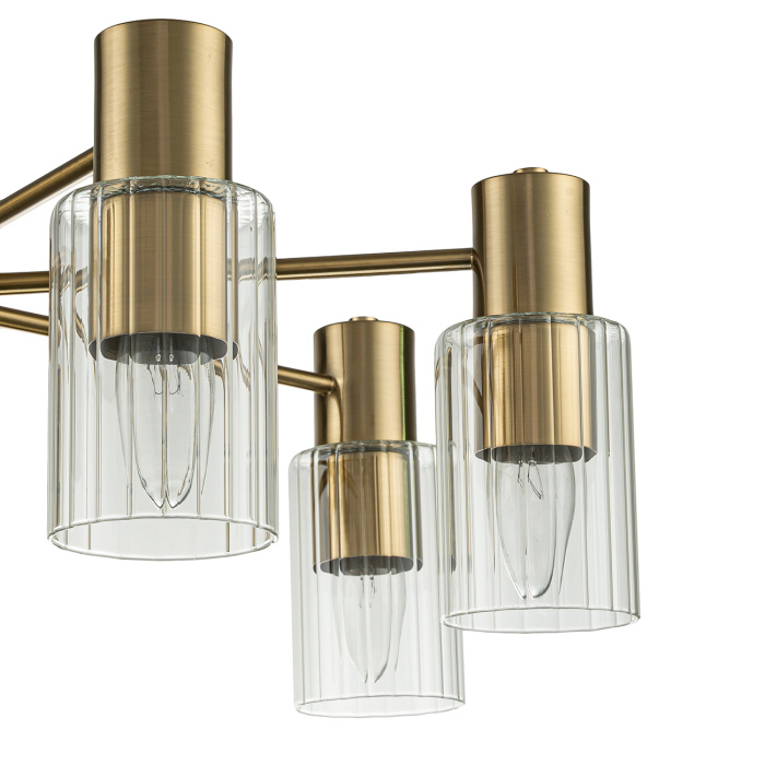 Потолочная люстра на штанге DIVERSITY ESCADA 2120/7P Gold