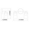 Настенный светильник DINASTY ESCADA 2118/2A