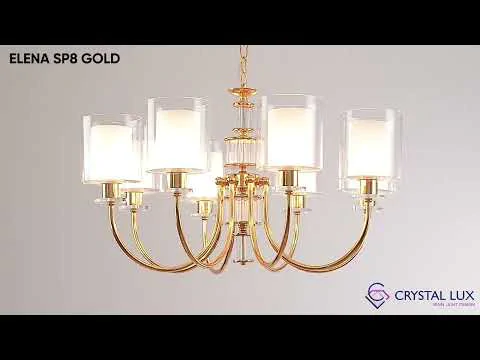 Люстра Crystal Lux ELENA SP8 GOLD