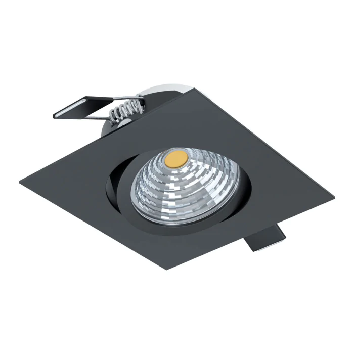 Светодиодный встраиваемый светильник SALICETO димм. с рег-кой, 6W(LED), 88х88, 380lm, 3000K, алю EGLO 98611
