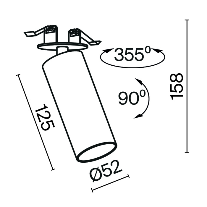 Спот Maytoni Focus LED C053CL-L12W3K-W-B