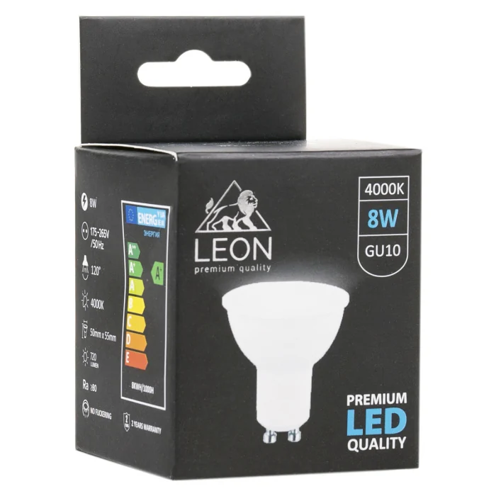 Светодиодная лампа Leon LE-GU10-8W-4000K