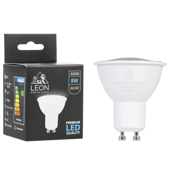 Светодиодная лампа Leon LE-GU10-8W-4000K