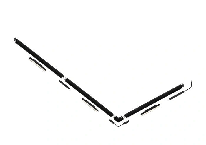 Шинопровод встраиваемый магнитный для ГКЛ12,5 мм SPACE Crystal Lux CLT 0.123 02 L3000 BL