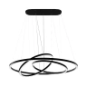Подвесной светильник Ledron RING ORBITOS Black 3K