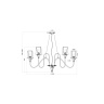 Люстра на штанге Maytoni Florero MOD078PL-09CH