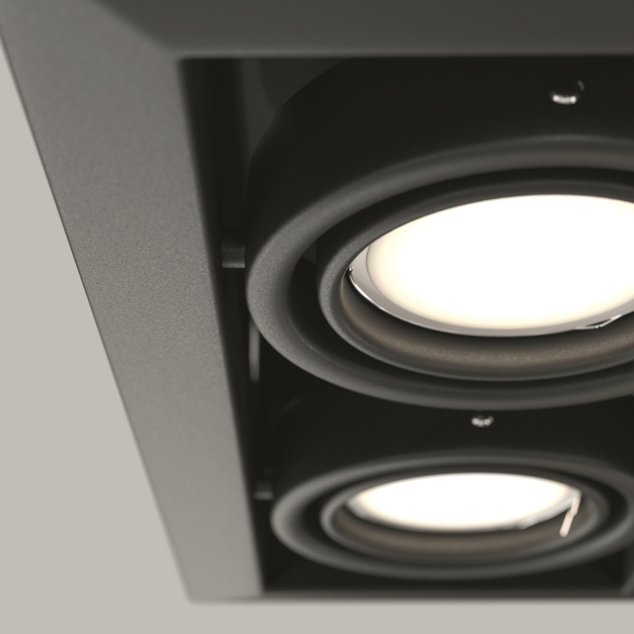 Встраиваемый светильник Maytoni Metal Modern DL008-2-02-B