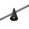 Магнитный трековый светильник FARM Черный LED 1*5W 3000K 325Lm Ra90 60 IP20 D70xH115 24 ST813.406.05