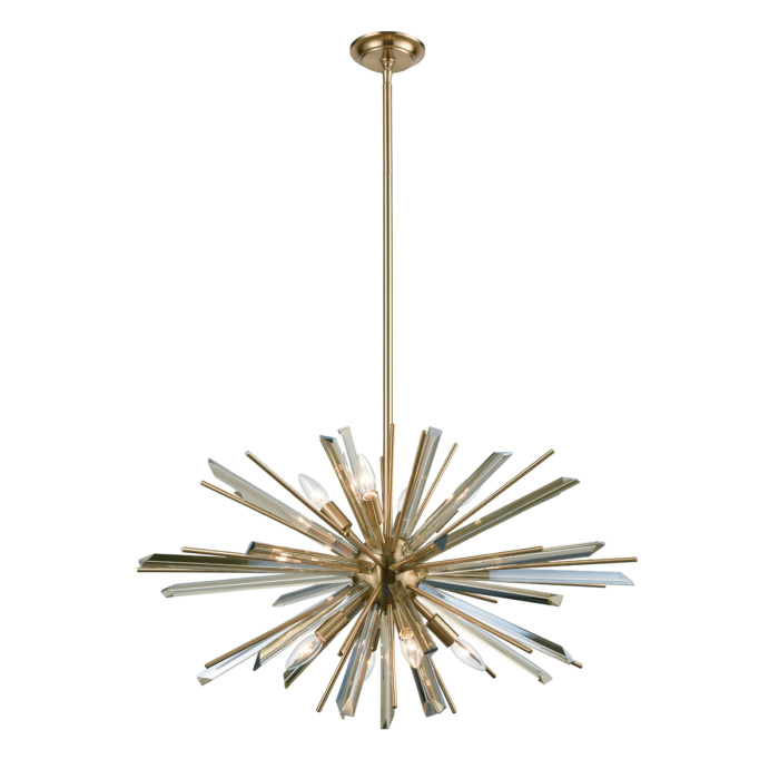 Подвесная люстра Delight Collection P68112 P68112-8AB antique brass