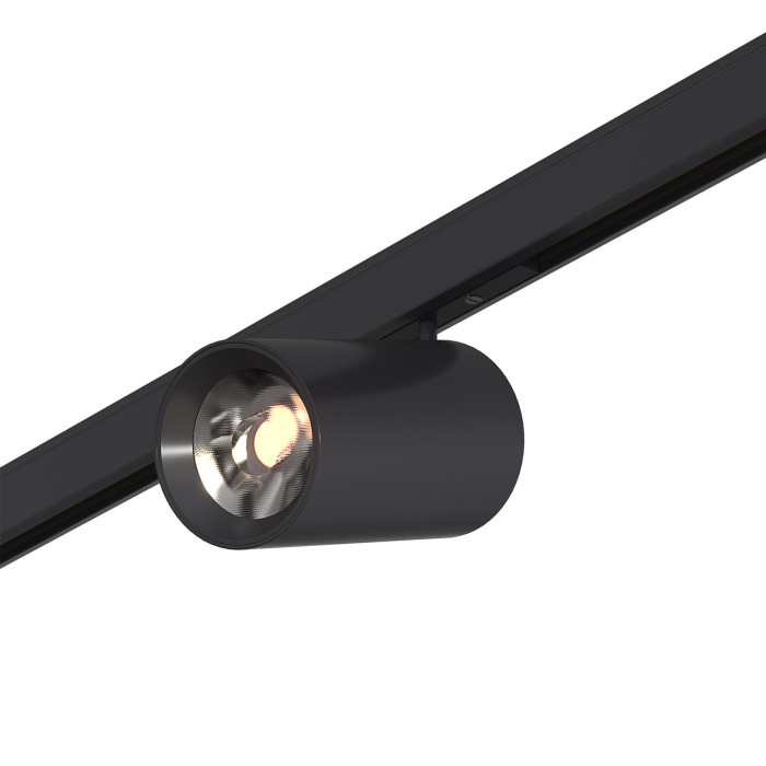 Магнитный трековый светильник Черный LED 1*5W 3000K 340Lm Ra>90 36° IP20 D35xH58 24V ST671.436.05