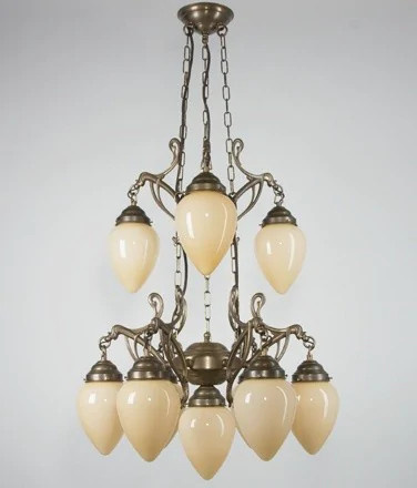 Подвесная люстра Berliner Messinglampen D232-123ebB