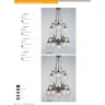 Подвесная люстра Berliner Messinglampen D232-123ebB