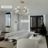 Подвесная люстра Crystal Lux LUXURY SP12 GOLD