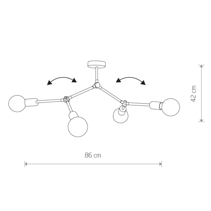 Потолочная люстра Nowodvorski Twig 9140