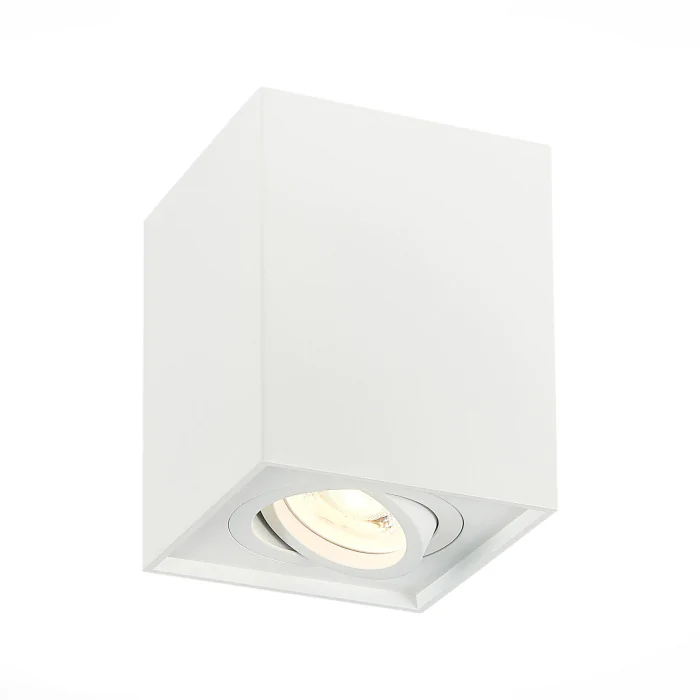 ST109.507.01 Светильник потолочный ST-Luce Матовый белый/Матовый белый GU10 1*50W