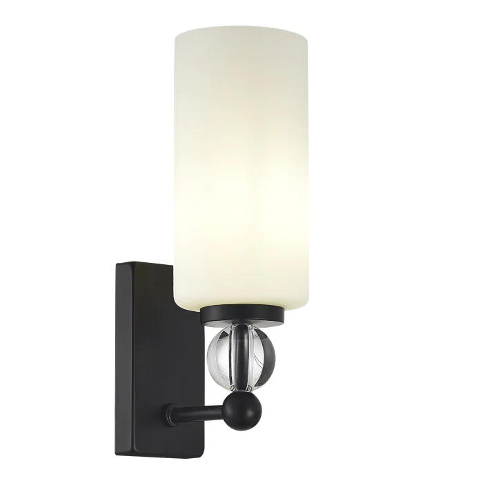 Светильник настенный ST-Luce черный/белый E27 1*40W SL2003.401.01
