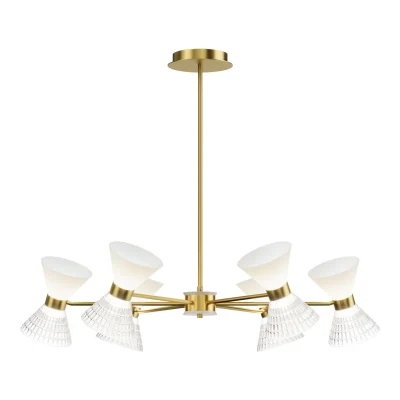 Светильник подвесной ST-Luce латунь/прозрачный, белый, латунь G9 LED 12*5W SL2004.303.12