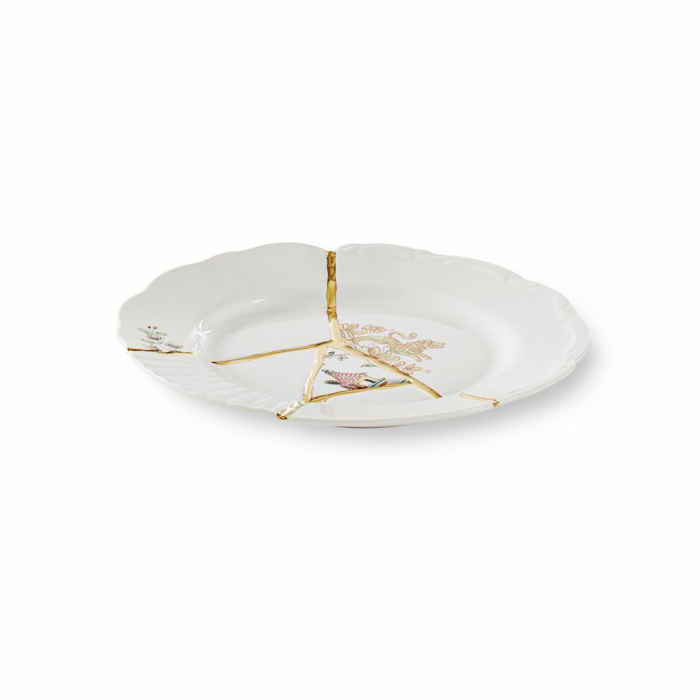 Десертная тарелка Seletti Kintsugi 9602