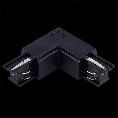 Угловой токоподвод правый для трехфазного шинопровода ST-Luce Черный ST030.409.15R