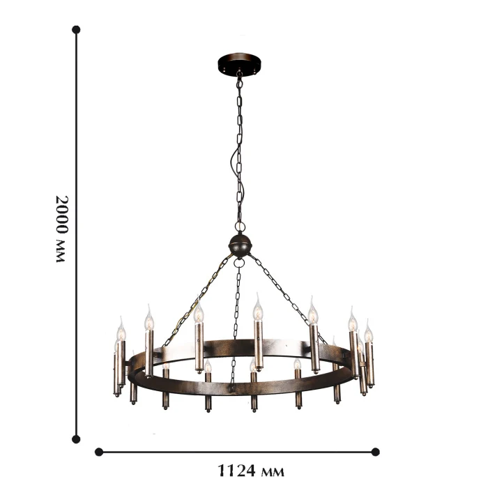 Подвесная люстра Favourite Fortezza 1144-15P
