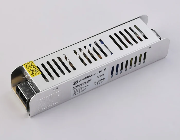 Блок питания с EMC для светодиодной ленты 24V 120W 5A IP20 185-260V 188*46*36 GS8682 Ambrella light GS8682