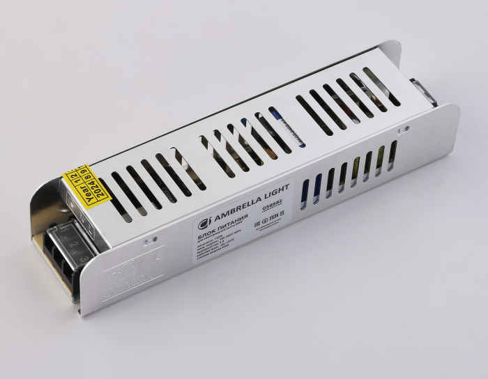 Блок питания с EMC для светодиодной ленты 24V 120W 5A IP20 185-260V 188*46*36 GS8682 Ambrella light GS8682