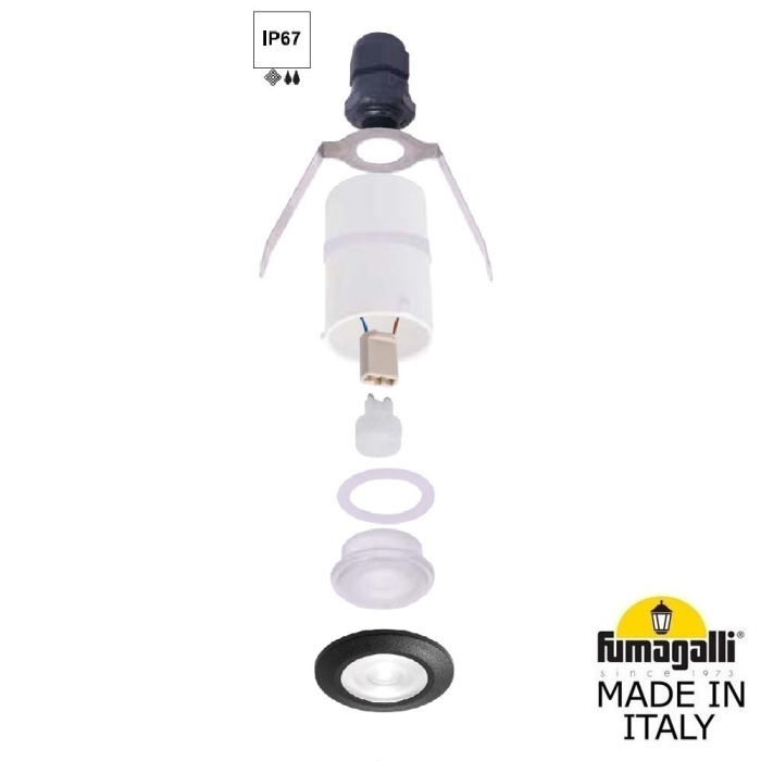 Уличный встраиваемый светильник FUMAGALLI TERESA 2L0.000.000.AXZ1L