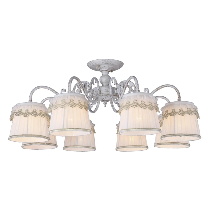 Потолочная люстра Arte Lamp Merletto A5709PL-8WG