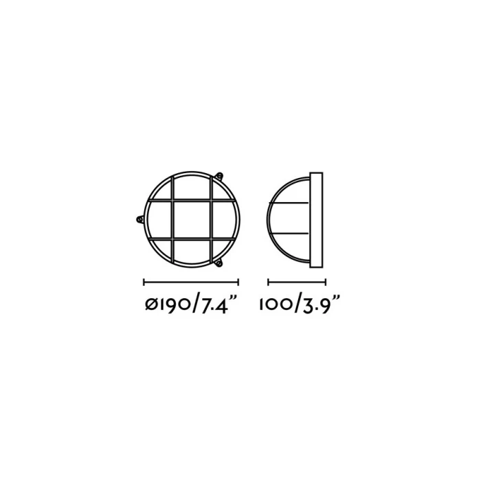 Настенный светильник NORAY Brass wall lamp