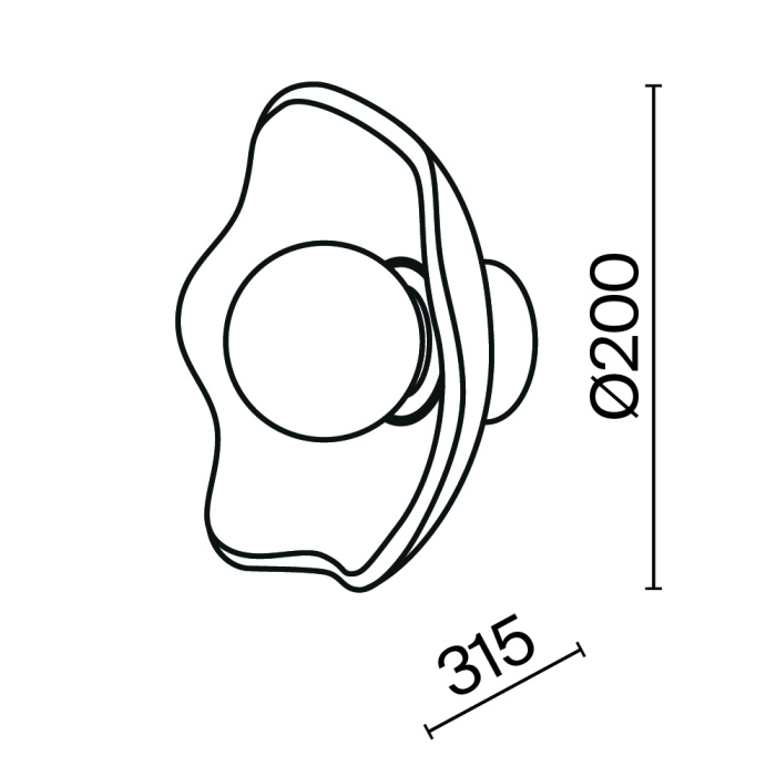 Бра Maytoni Miracle MOD207WL-01BS