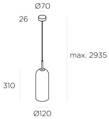 Подвесной светильник Leds C4 GLAM White