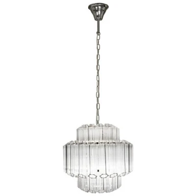 Подвесная люстра iLamp Destiny MD0267-4A CHROME+CLEAR