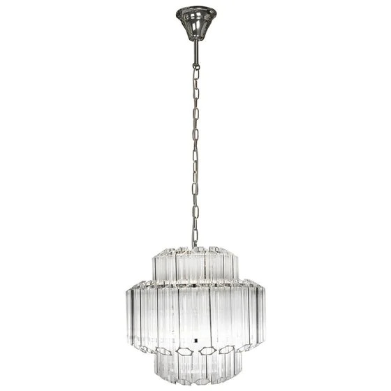 Подвесная люстра iLamp Destiny MD0267-4A CHROME+CLEAR