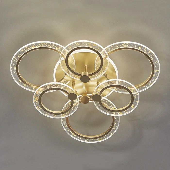 Потолочная светодиодная люстра Escada Enigma 10225/6LED Gold