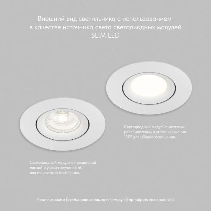 Встраиваемый светильник Denkirs Roto mini DK2037-WH