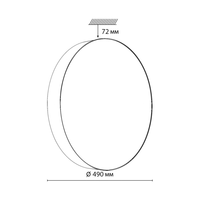 Настенно-потолочный светильник СОНЕКС BASICA 7780/ELN