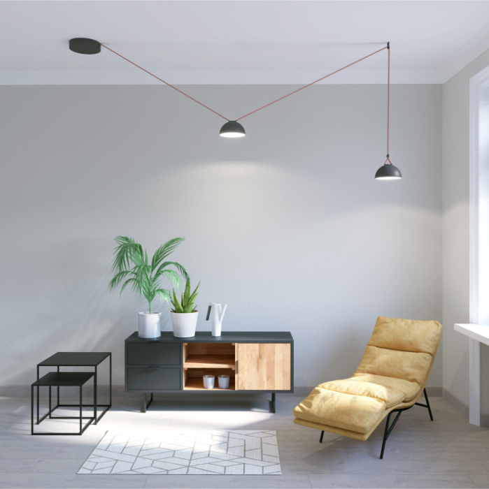 Светильник на шине Denkirs BELTY FLOW DK5561-BK