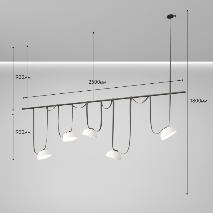 Трек-система Denkirs Belty SET DK55SET06-02-DG