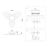 Потолочный светодиодный светильник с пультом Ambrella light FA4545