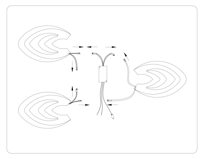Потолочный светодиодный светильник с пультом Ambrella light FA4545