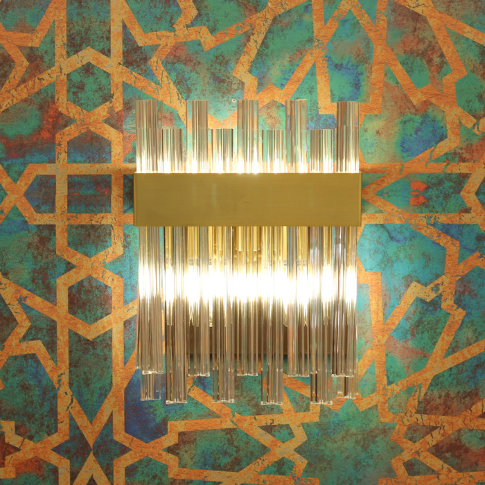 Бра Cloyd NACK-B W3 / выс. 35 см - латунь (арт.20188)