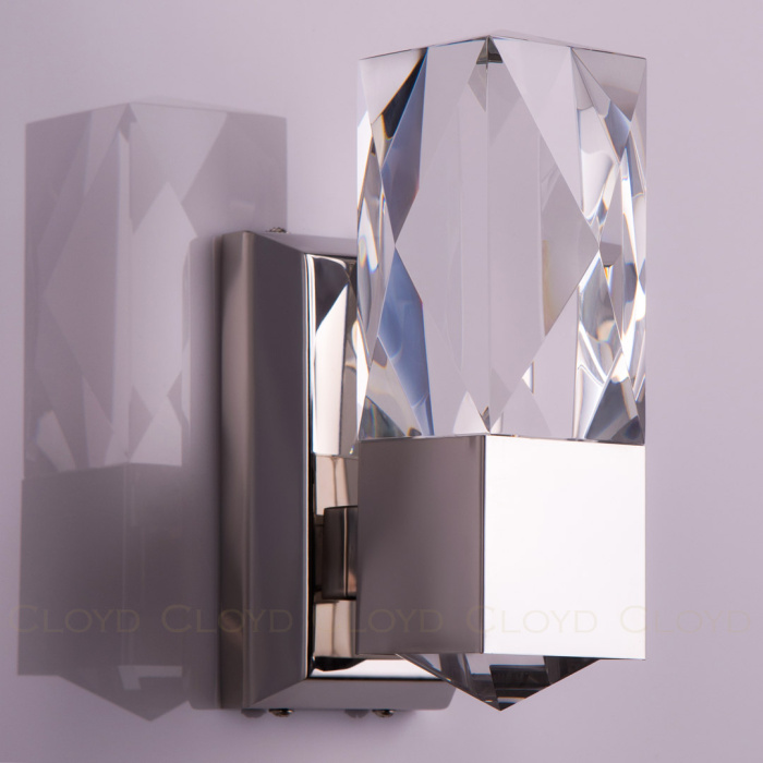 Бра Cloyd CRYO W1 / выс. 22 см - хром (арт.20174)