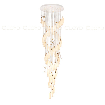 Люстра Cloyd ARGANA C60 / выс. 293 см - керамика - E14 - белый (арт.11240)