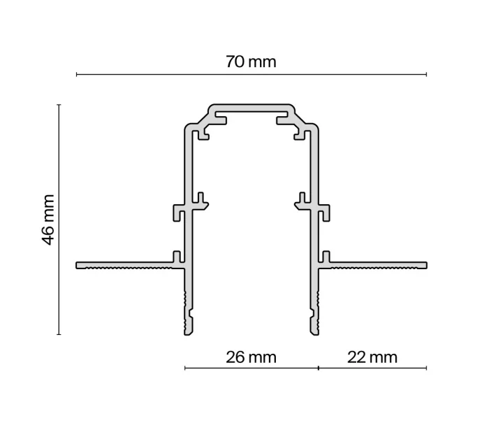 Шинопровод Maytoni Magnetic track system Exility TRX034-421.12W