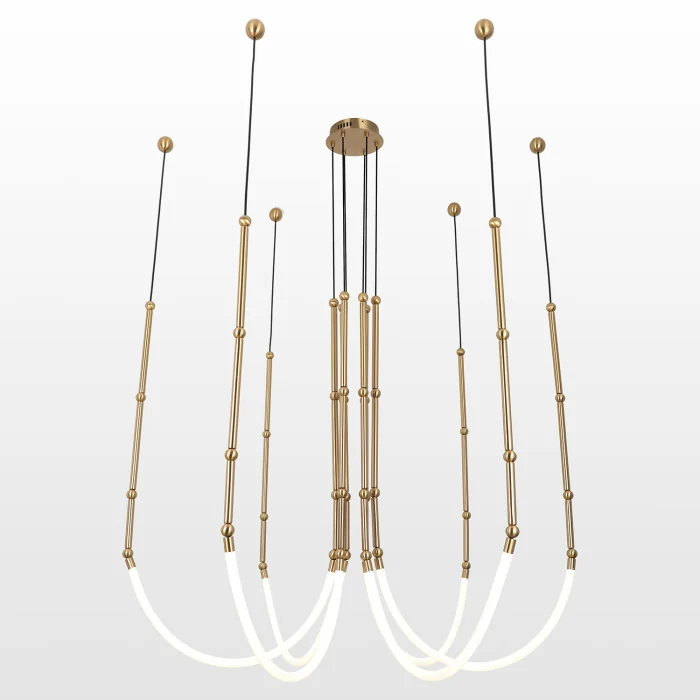 Подвесной светодиодный светильник Lussole Loft Bend LSP-7071