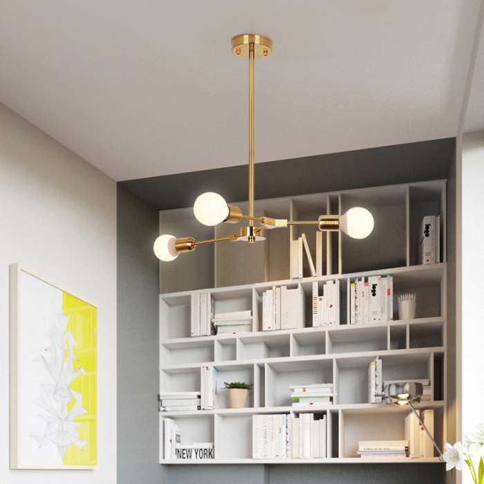 Люстра на штанге LATE D103 Black ImperiumLoft