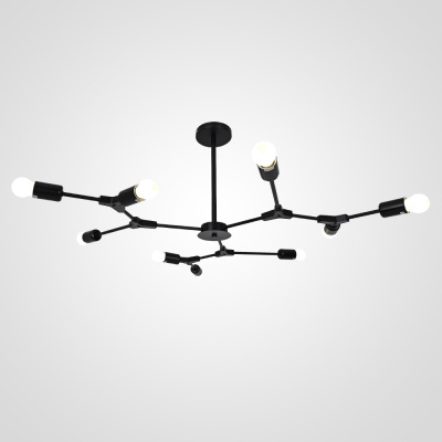 Люстра на штанге LATE D103 Black ImperiumLoft